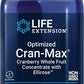 Life Extension Optimized Cran-Max - Cranberry Fruit Concentrate and Hibiscus Extract Supplement for Urinary Health and Tract Support for Women - Gluten-Free, Vegetarian, Non-Gmo – 60 Capsules