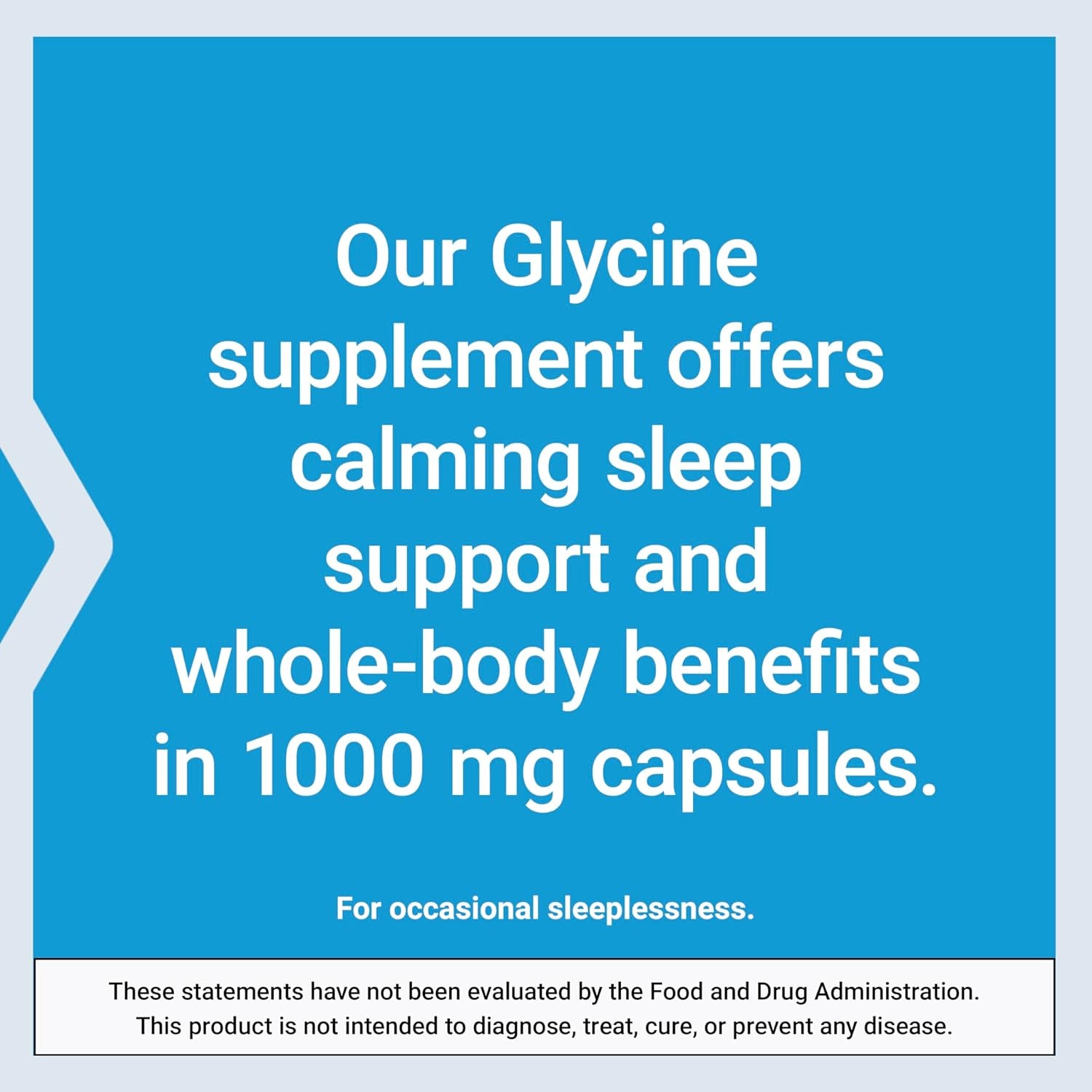 Life Extension Vegetarian Capsules, Glycine Mg, 100 Count