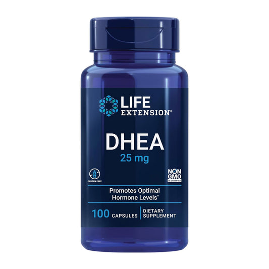 Life Extension DHEA 25 mg – Supplement for Hormone Balance, Immune Support, Sexual Health, Bone & Cardiovascular Health and Anti-Aging