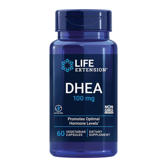 Life Extension DHEA - 100 mg for Hormone Balance, Immune Support, Sexual Health, Bone & Cardiovascular Health