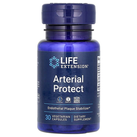 Life Extension Arterial Protect - Blood Pressure Supplement for Heart Health - 30 Capsules
