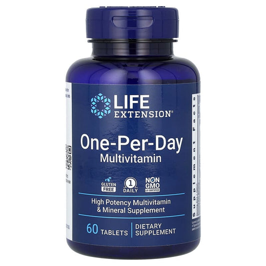 Life Extension One-Per-Day Multivitamin – Packed with over 25 Vitamins – 60 Tablets