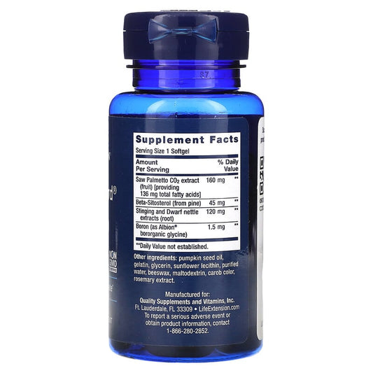 Life Extension, PalmettoGuard, Saw Palmetto/Nettle Root with Beta-Sitosterol, 60 Softgels