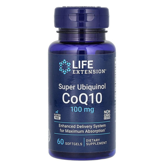 Life Extension Super Ubiquinol Coq10 with Enhanced Mitochondrial Support, 60 Softgel