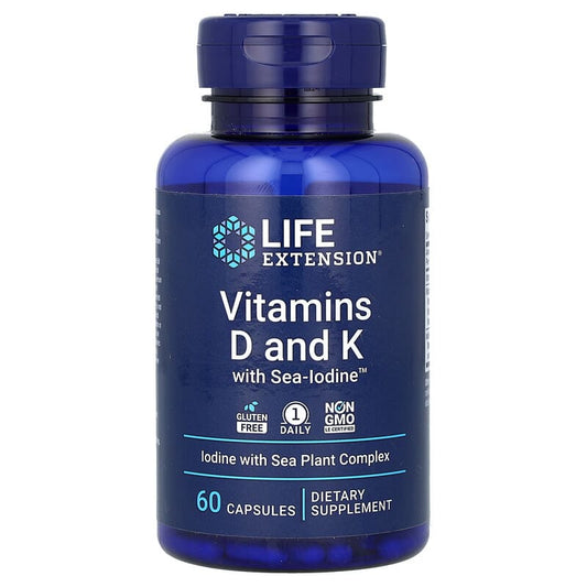 Life Extension, Bone Restore, Calcium Supplement with Vitamin K2, 120 Capsules