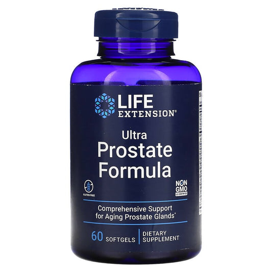 Life Extension Ultra Prostate Formula, Saw Palmetto for Men 60 Softgels