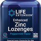 Life Extension Enhanced Zinc Lozenges - Support Healthy Immune System - Peppermint-Flavored - Gluten-Free, Non-Gmo, Vegetarian Lozenges - 30 Count