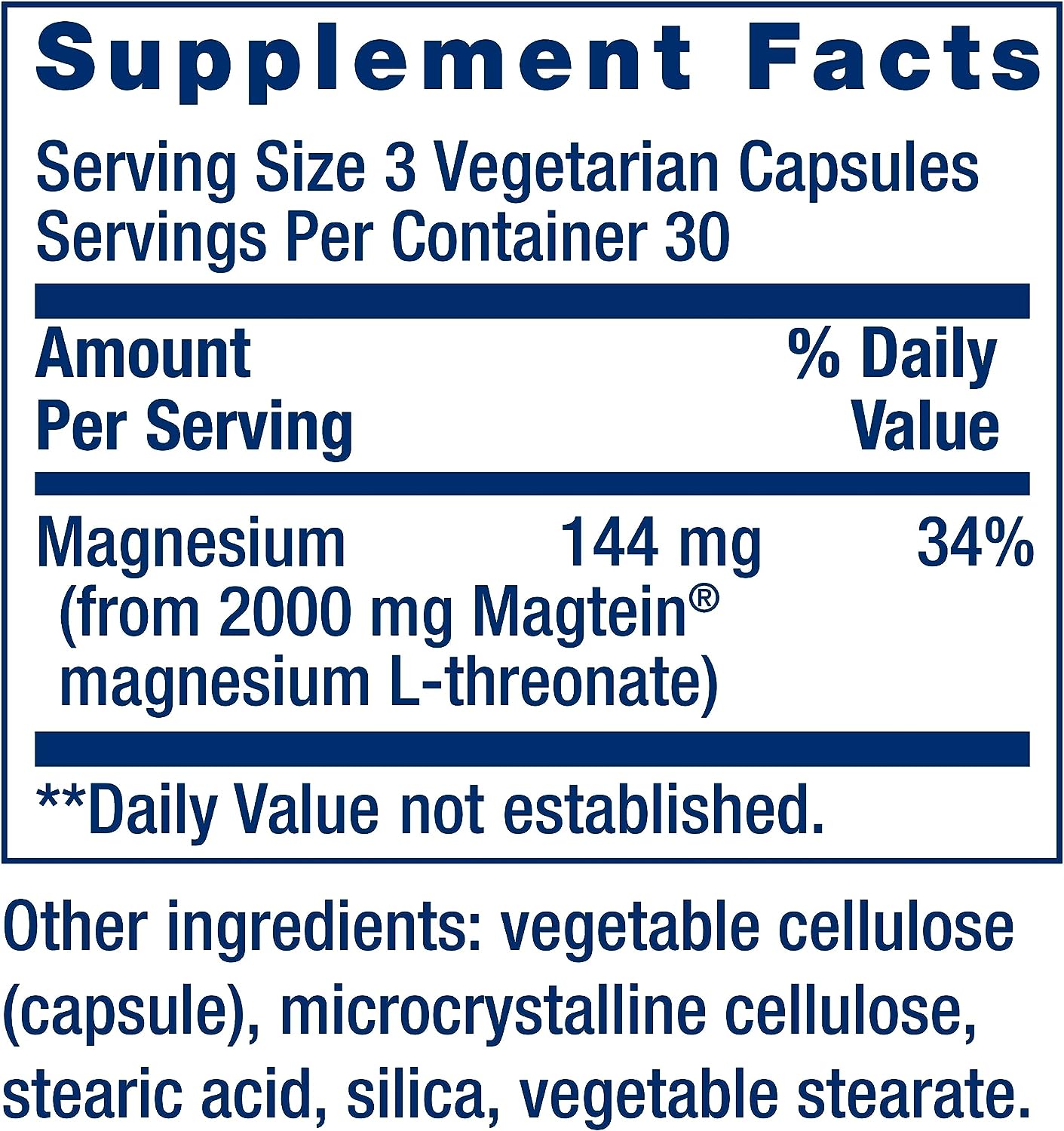 Life Extension Neuro-Mag Magnesium L-Threonate, Brain Health, Memory & Attention, Gluten Free, Vegetarian, Non-Gmo