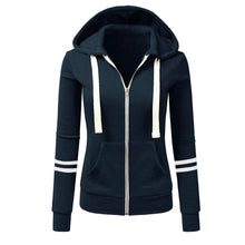 Women Autumn Long Sleeve Hoodies Cardigan Ladies Zip-up Hooded Sweatshirts Jacket Casual Slim Fashion Ladies Hoodies Femme