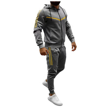 Men'S Hoodie Long Sleeve Sweatpants Suit Sports And Leisure Hooded Cardigan Sweatshirt 2 Piece Clothing Set For Men Regular Fit