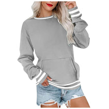 Women's Casual Pullover Sweatshirts Autumn Long Sleeve Crewneck Hoodies With Pocket Streetwear Loose Fit Tops Sweatshirt свитшот