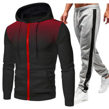 Men'S New  Solid Color Zipper Suit Autumn And Winter Velvet Men'S And Women'S Thickened  Sports Hoodies Sweatshirts Suit