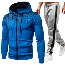 Men'S New  Solid Color Zipper Suit Autumn And Winter Velvet Men'S And Women'S Thickened  Sports Hoodies Sweatshirts Suit